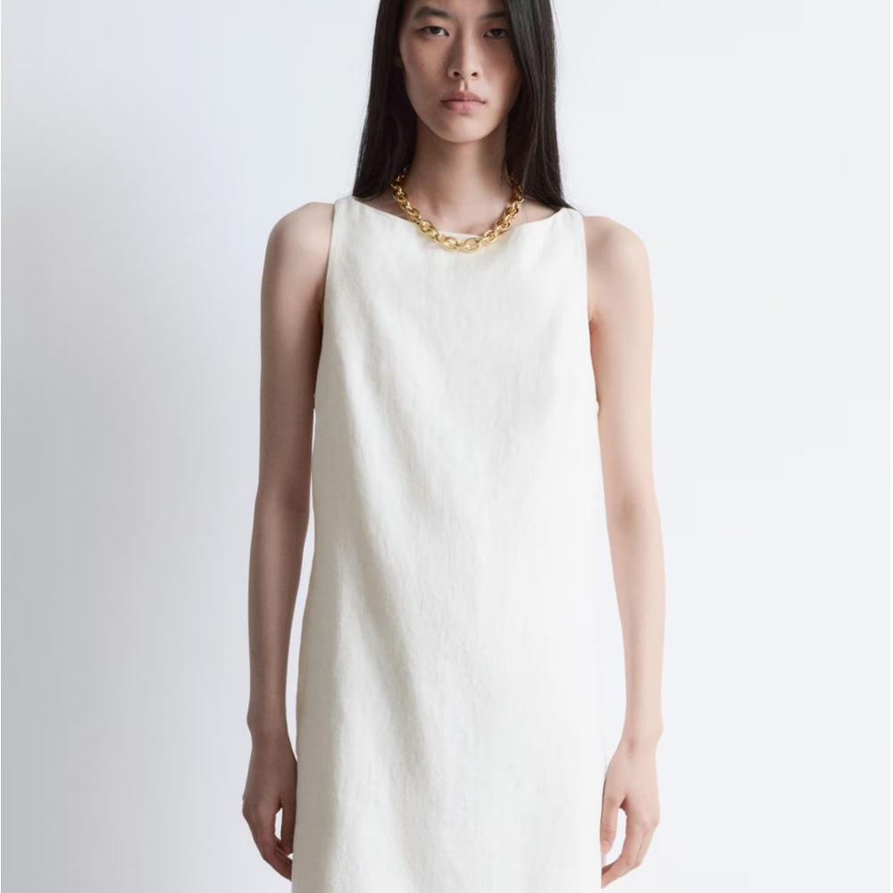 The other stories LINEN MINI DRESS 34